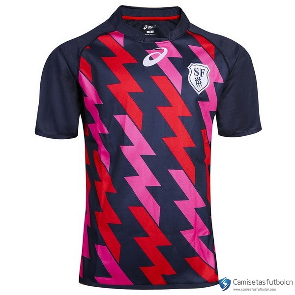 Camiseta Stade Français Paris Primera equipo 2017-18 Azul